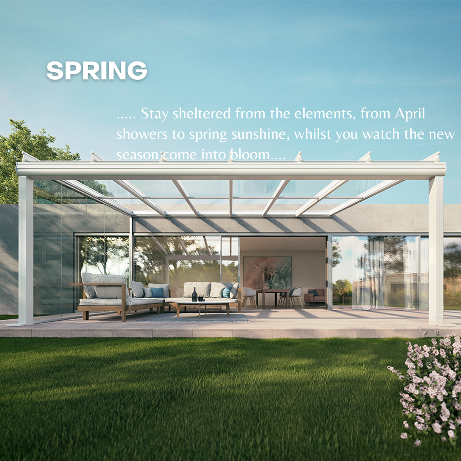 glassroom installation from inside look