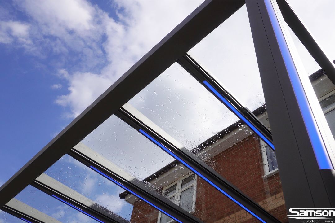 Glass verandas with Lights